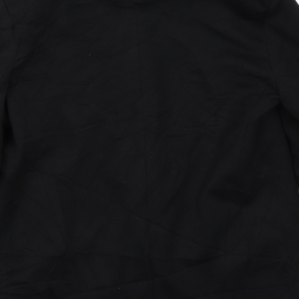 Topshop Womens Black   Jacket Coat Size 8