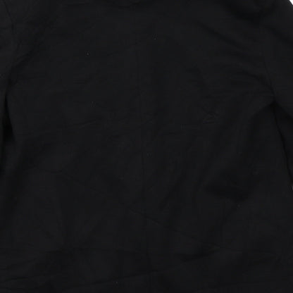 Preloved Topshop Womens Black   Jacket Coat Size 8 - Label