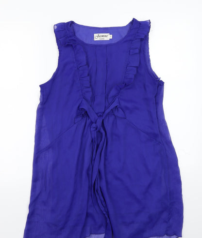 Jasmine Womens Blue   Basic T-Shirt Size L