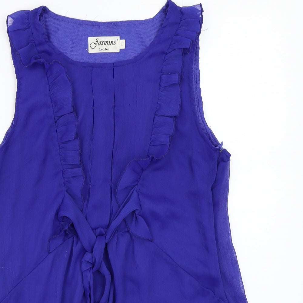 Jasmine Womens Blue   Basic T-Shirt Size L