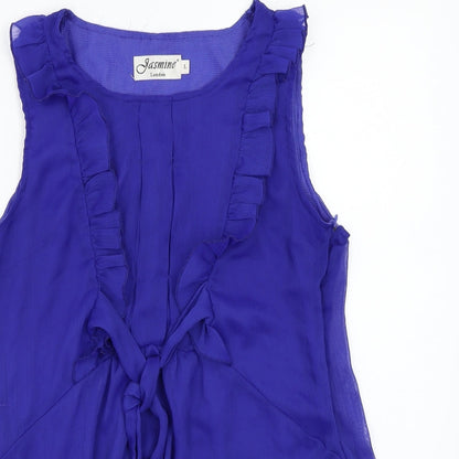 Jasmine Womens Blue   Basic T-Shirt Size L