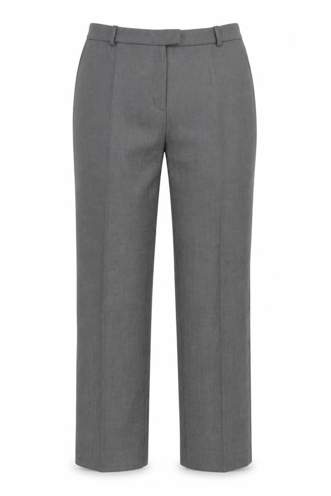 Preworn Womens Black Herringbone  Trousers  Size 34 in L30 in