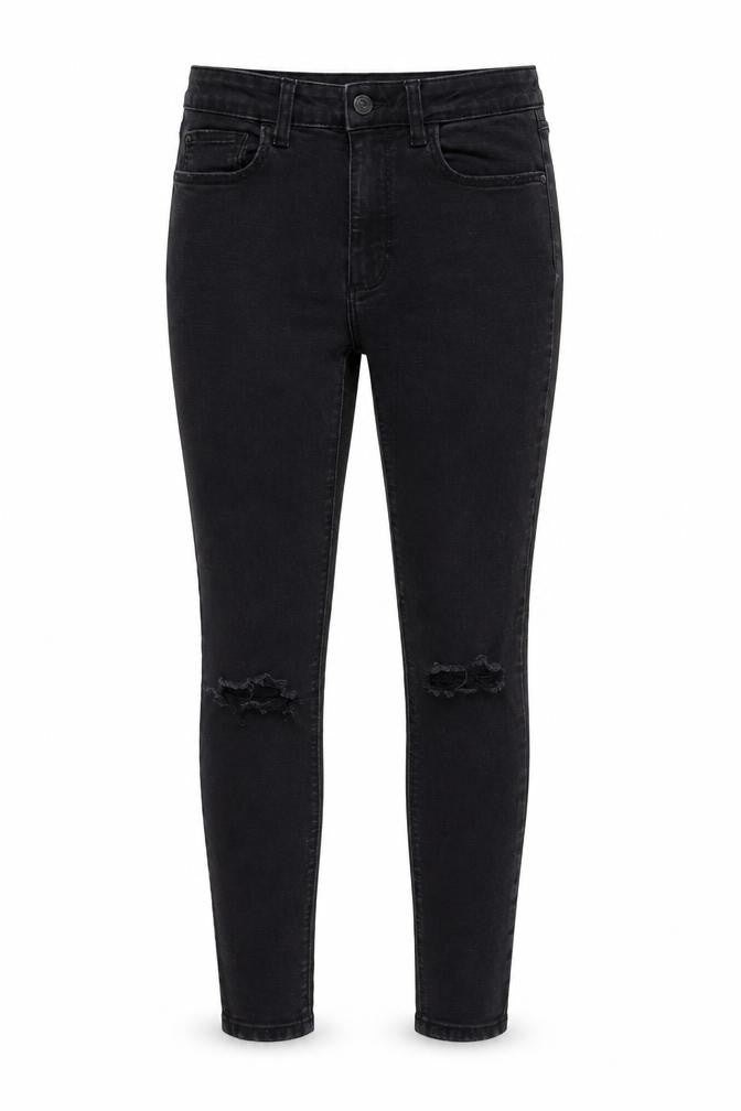 Denim & Co. Womens Black  Denim Skinny Jeans Size 10 L27 in