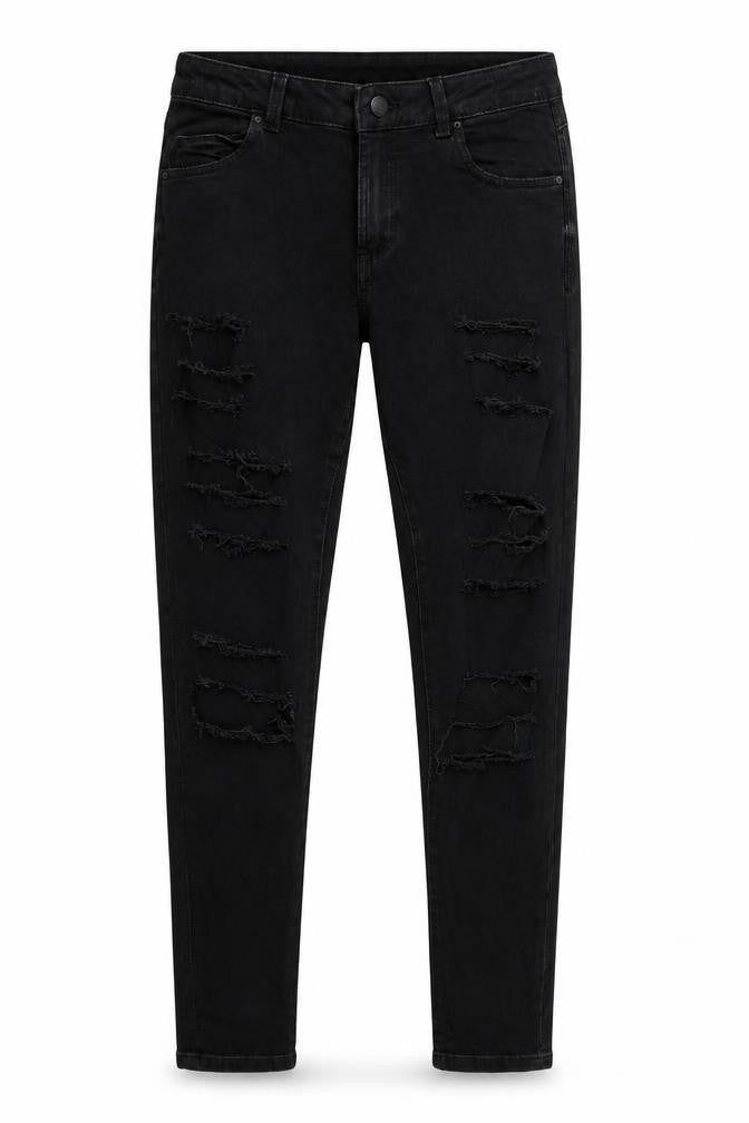 Denim & Co. Womens Black  Denim Skinny Jeans Size 10 L29 in