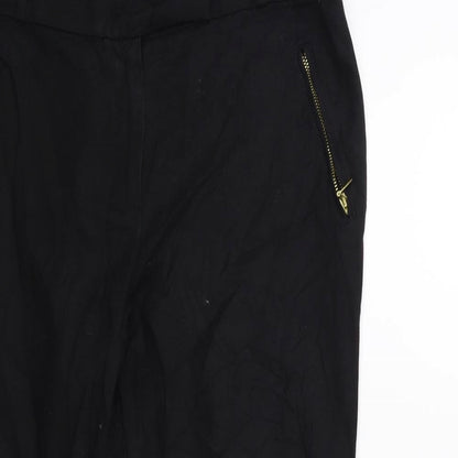 Preloved Camaïeu Womens Black   Cargo Trousers Size 32 in L23 in - Detail