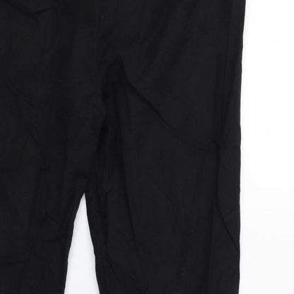 Preloved Camaïeu Womens Black   Cargo Trousers Size 32 in L23 in - Label