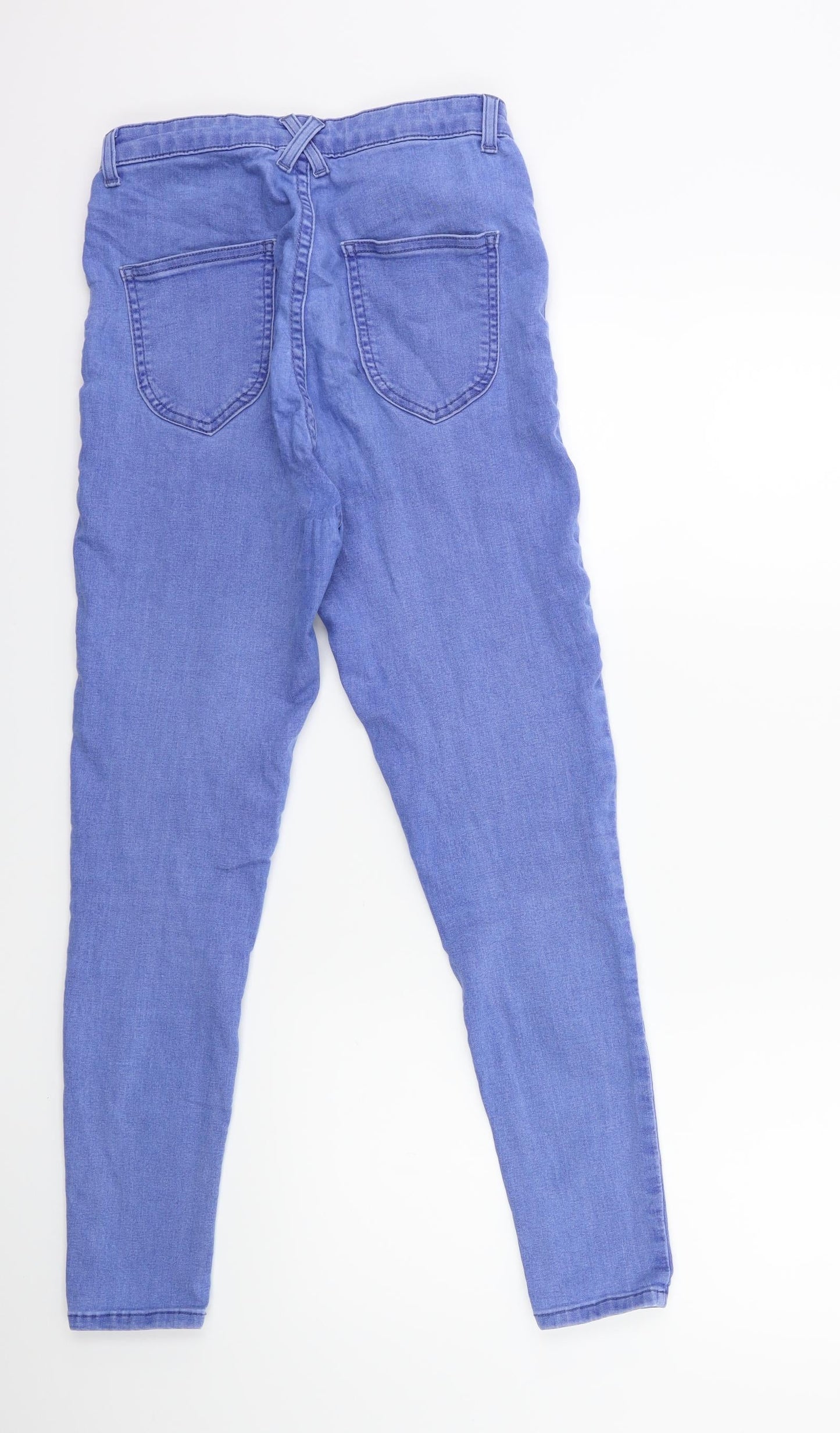 Topshop Womens Blue  Denim Skinny Jeans Size 28 in L32 in