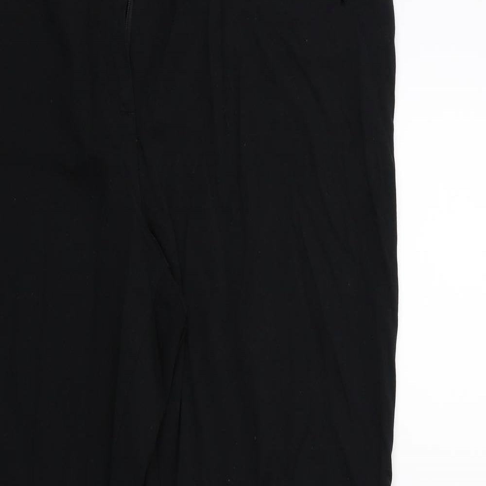 Marks and Spencer Womens Black   Trousers  Size 16 L28 in