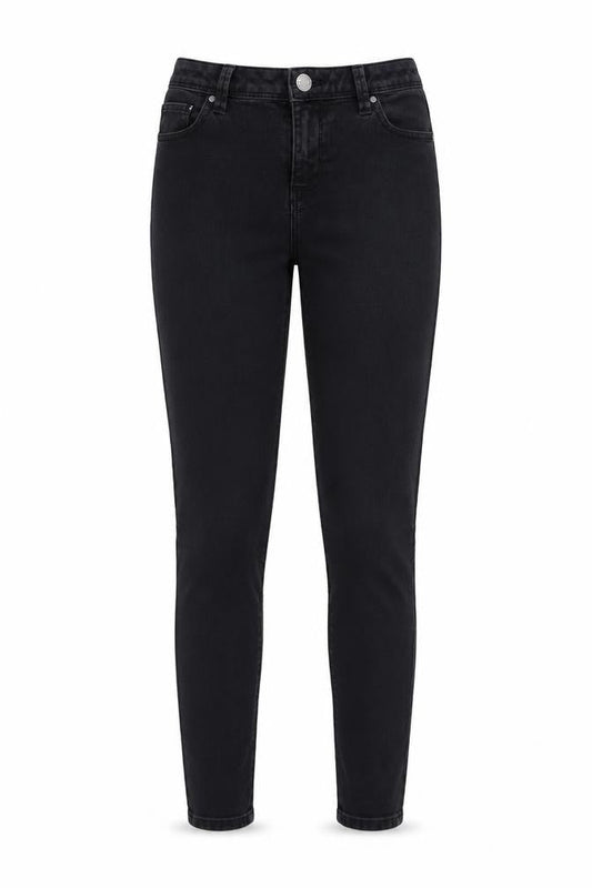Denim & Co. Womens Black  Denim Skinny Jeans Size 8 L27 in