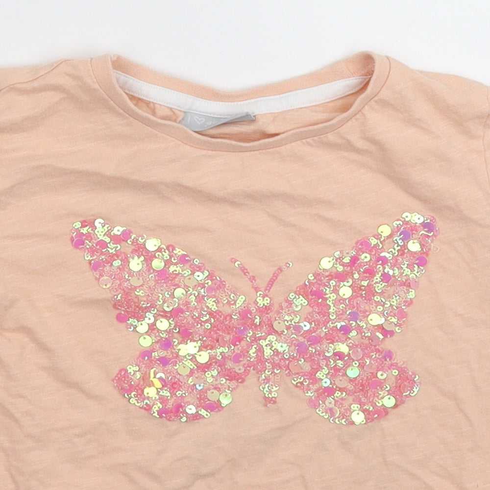Matalan Girls Pink   Basic T-Shirt Size 8 Years