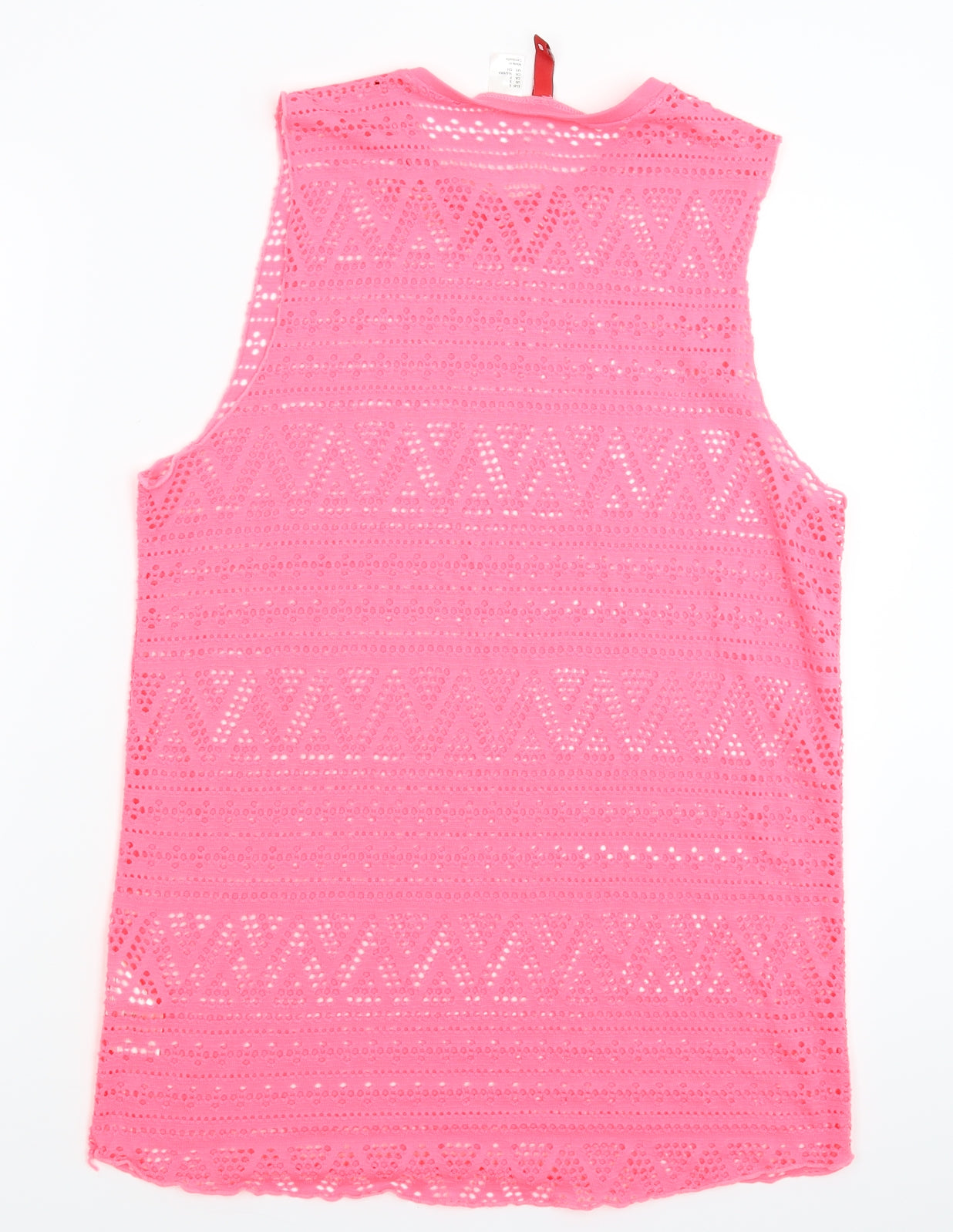 Divided Womens Pink   Basic Tank Size S