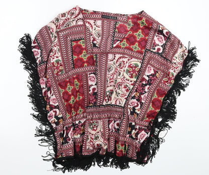 Atmosphere Womens Multicoloured Floral  Basic Blouse Size M