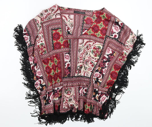 Atmosphere Womens Multicoloured Floral  Basic Blouse Size M
