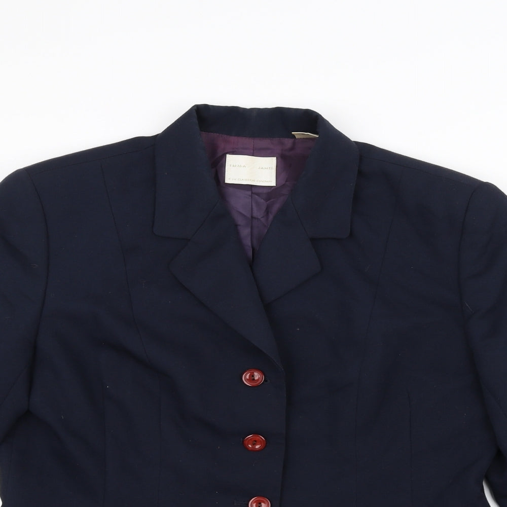Emma James Womens Blue   Jacket  Size 14