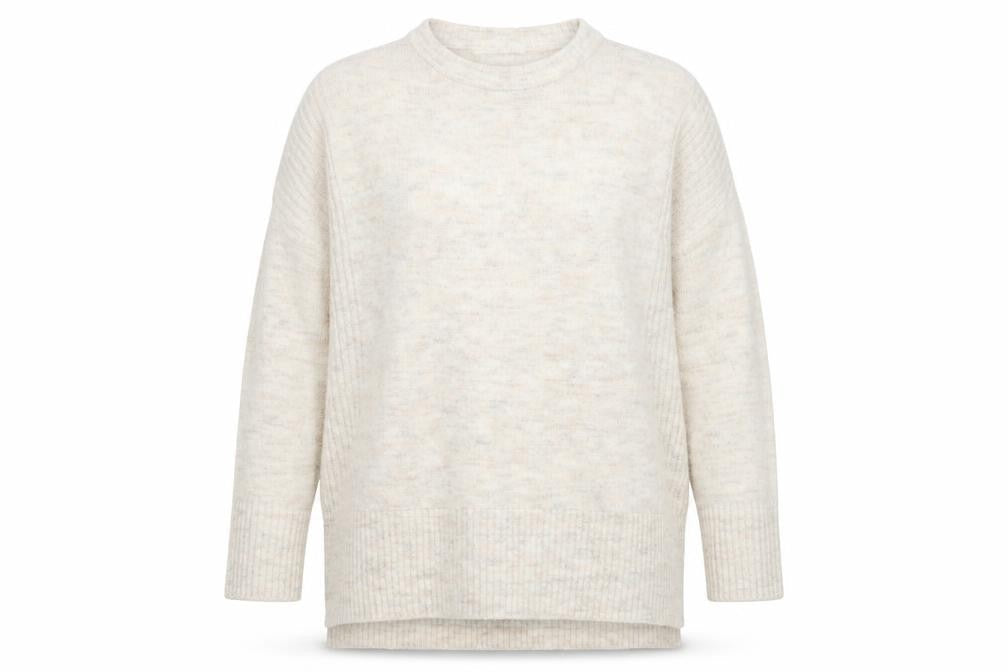 H&M Womens White   Pullover Jumper Size M