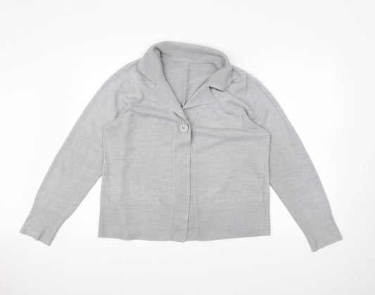 BHS Womens Grey   Jacket Coatigan Size 18