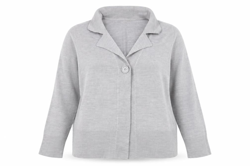 BHS Womens Grey   Jacket Coatigan Size 18