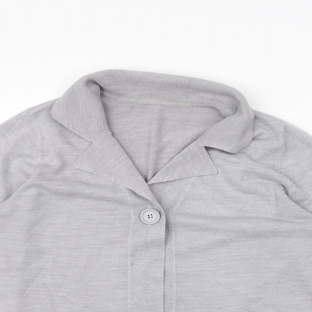 BHS Womens Grey   Jacket Coatigan Size 18