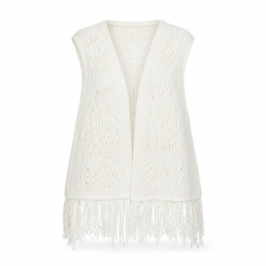 Atmosphere Womens White  Knit Jacket Coatigan Size 10