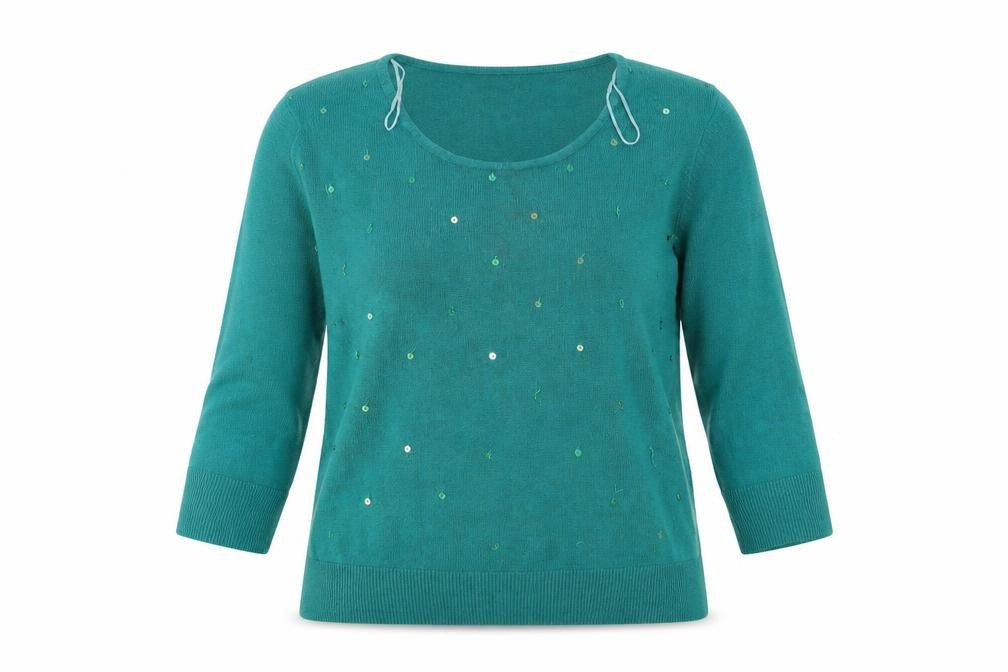 Bonmarché Womens Blue Pullover Jumper Size M
