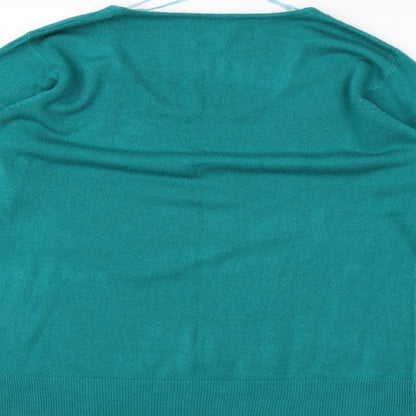 Bonmarché Womens Blue Pullover Jumper Size M