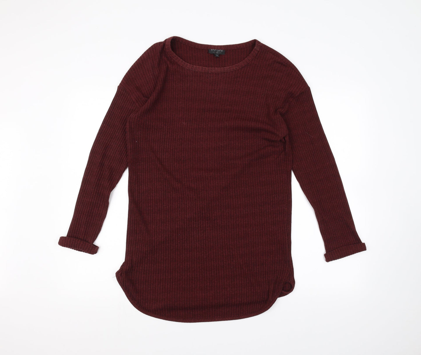 Topshop Womens Red   Pullover Jumper Size 14