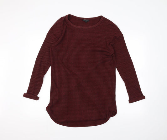 Topshop Womens Red   Pullover Jumper Size 14