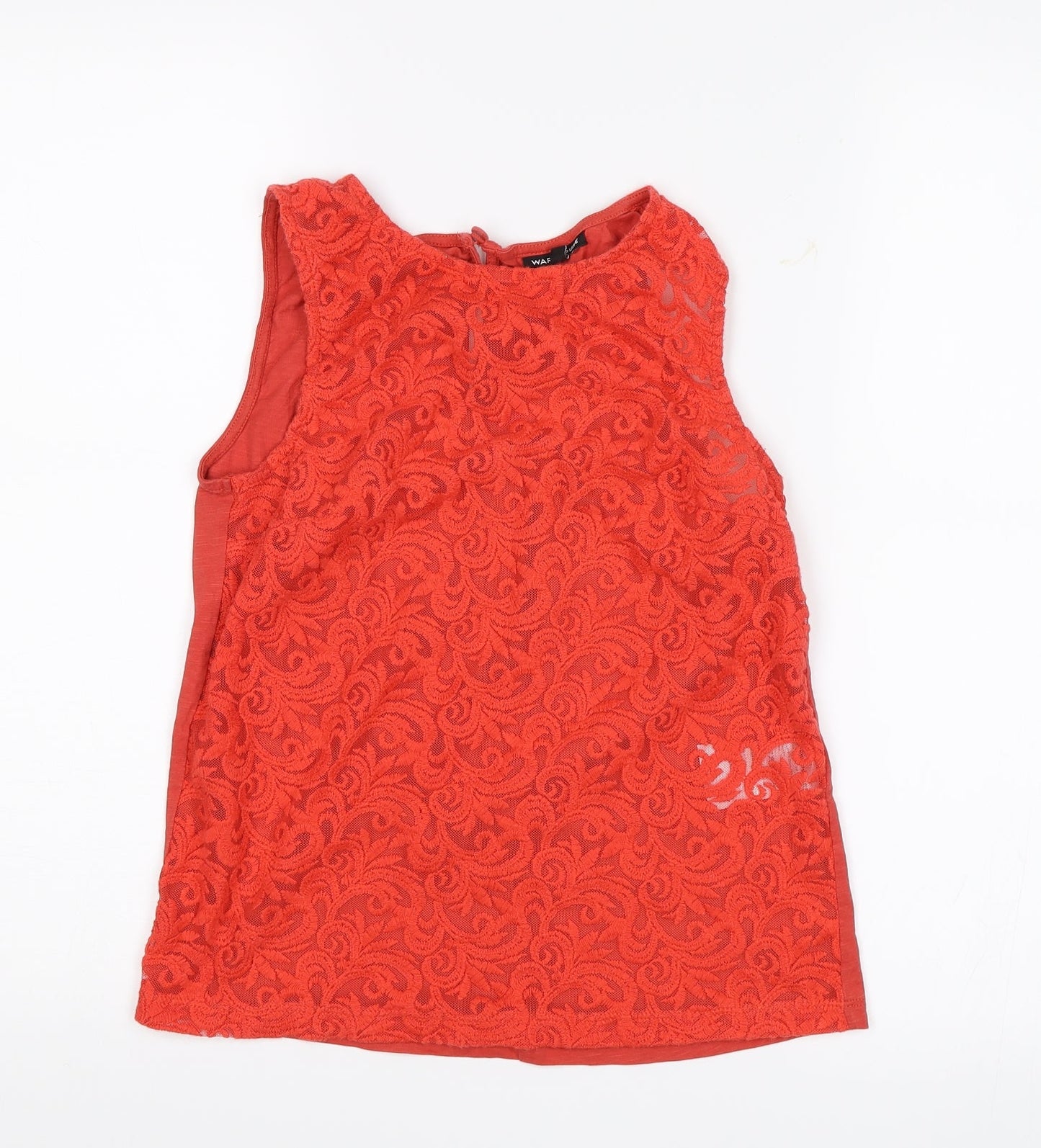 Warehouse Womens Red   Basic Tank Size 8