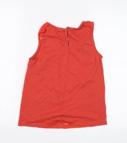 Warehouse Womens Red   Basic Tank Size 8