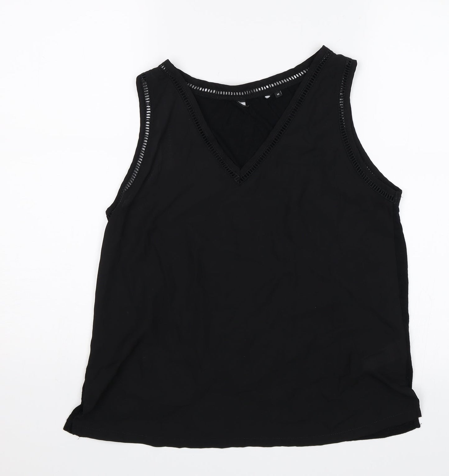 New Look Womens Black   Basic Blouse Size 12