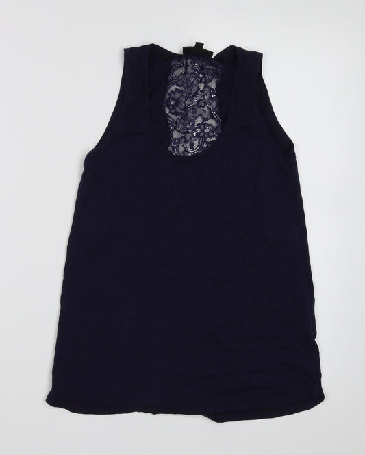 Warehouse Womens Blue   Basic Tank Size 8