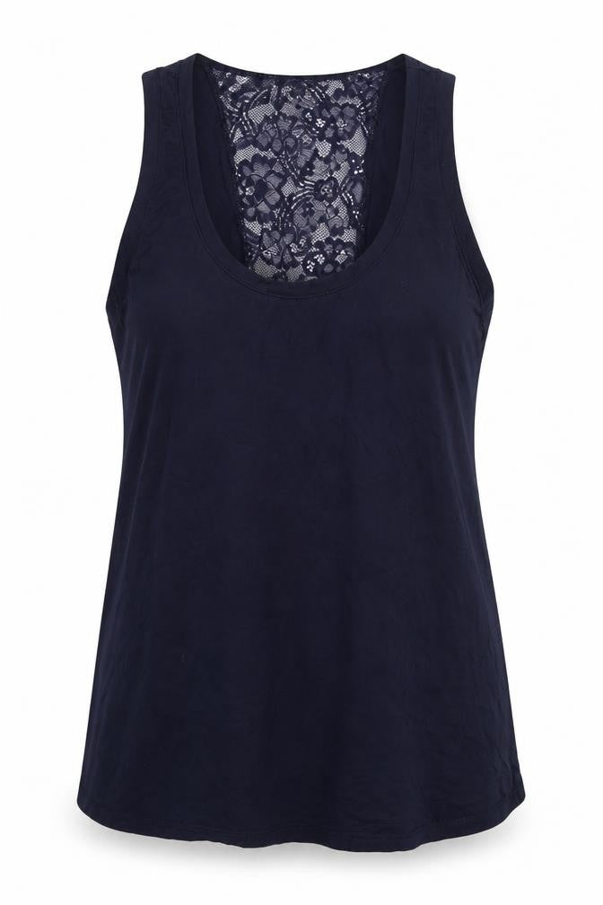 Warehouse Womens Blue   Basic Tank Size 8