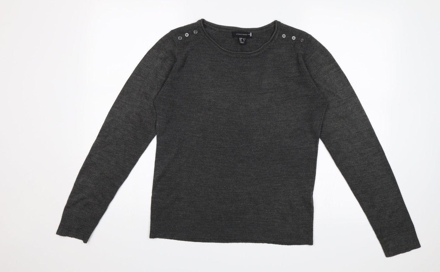 Atmosphere Womens Grey   Pullover Jumper Size 10