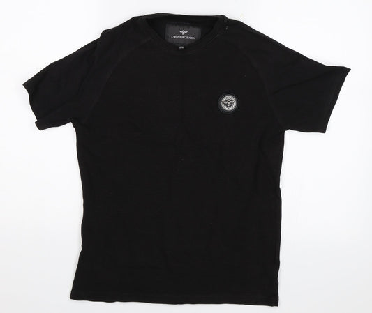 Creative Recreation Boys Black   Basic T-Shirt Size 12-13 Years