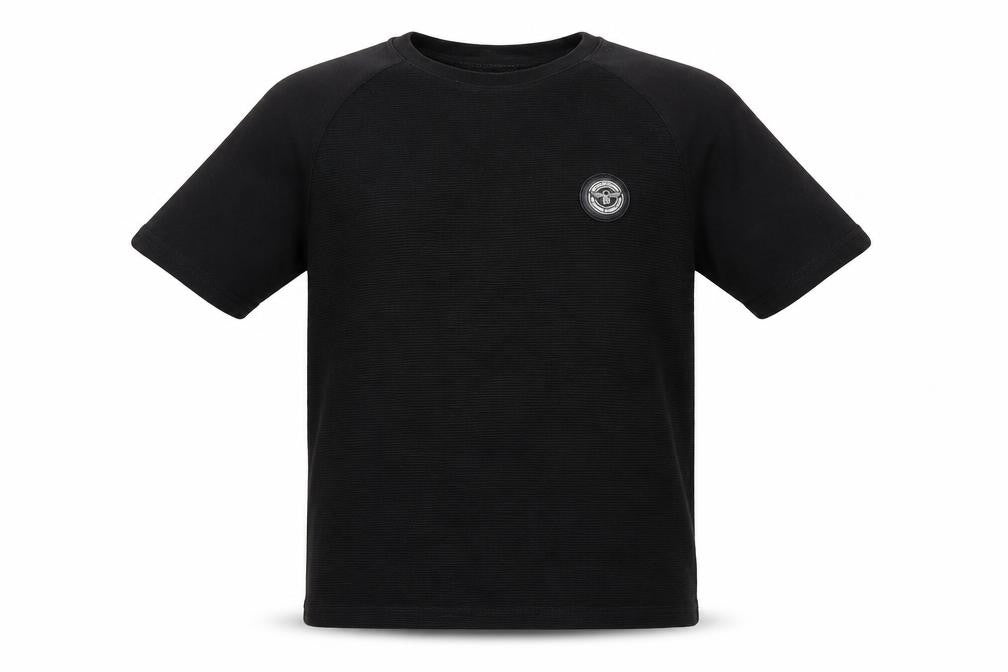 Creative Recreation Boys Black   Basic T-Shirt Size 12-13 Years