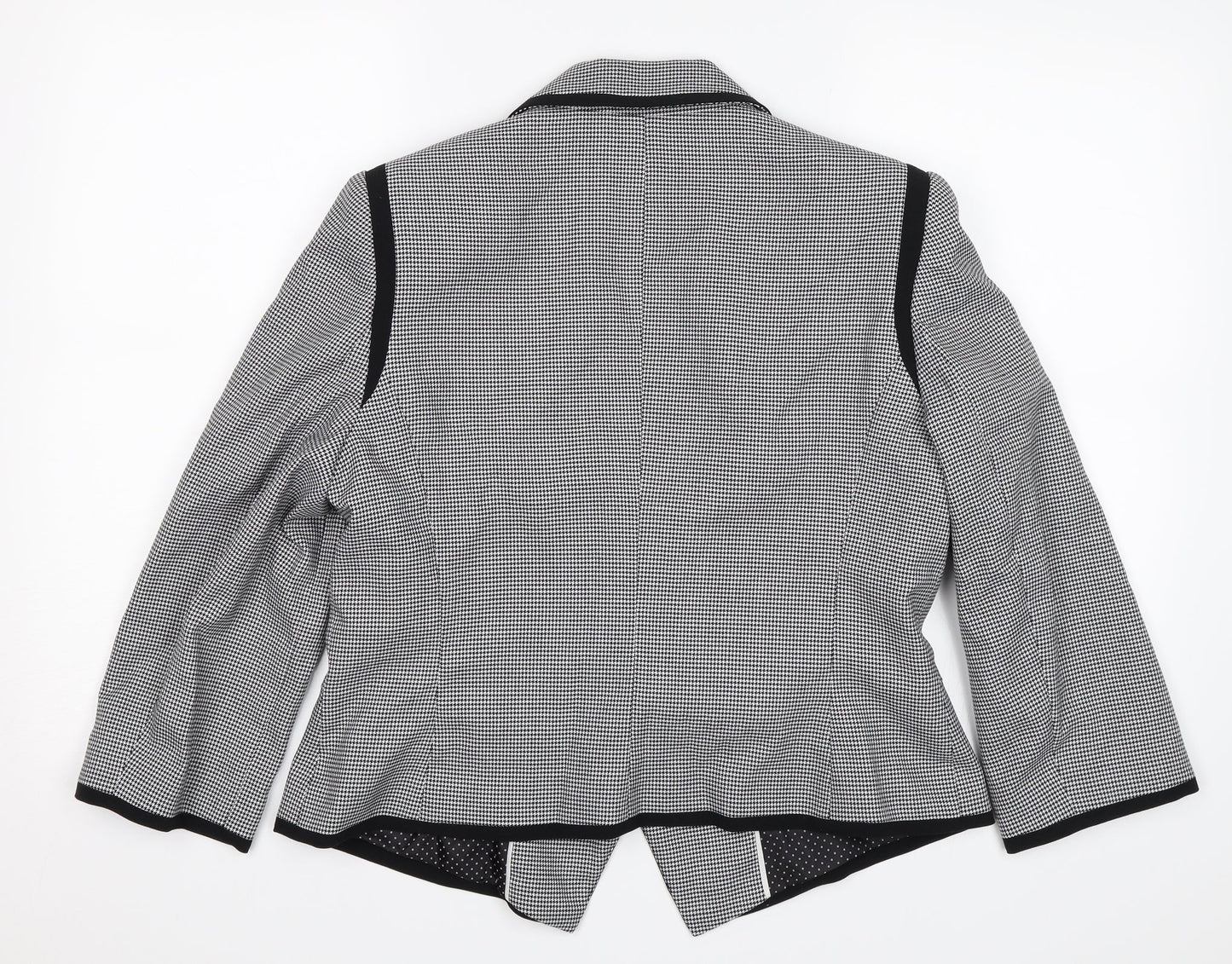 Preworn Womens Grey Check  Jacket  Size 16