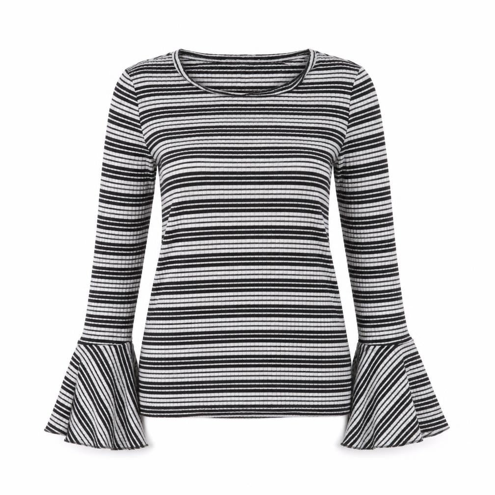 Philosophy Womens Black Striped  Basic Blouse Size XS