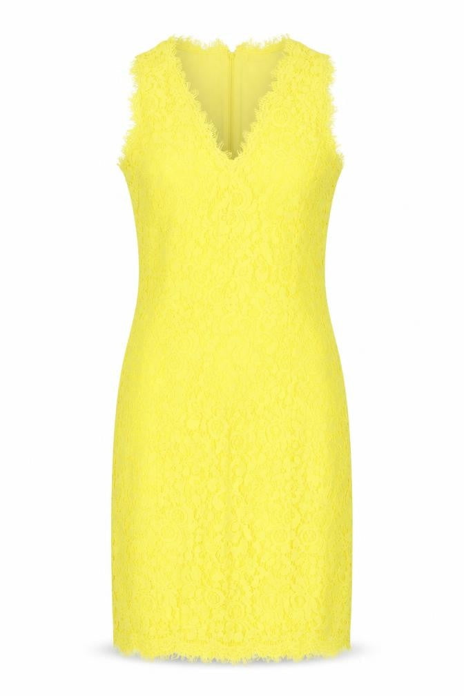 H&M Womens Yellow   Sheath  Size M
