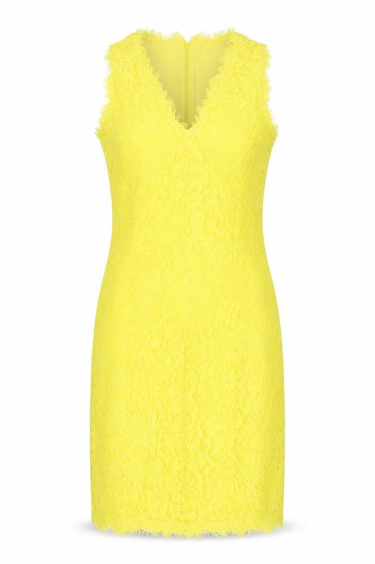 H&M Womens Yellow   Sheath  Size M
