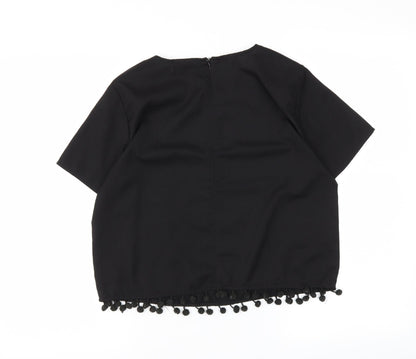 Missguided Womens Black   Basic Blouse Size 10