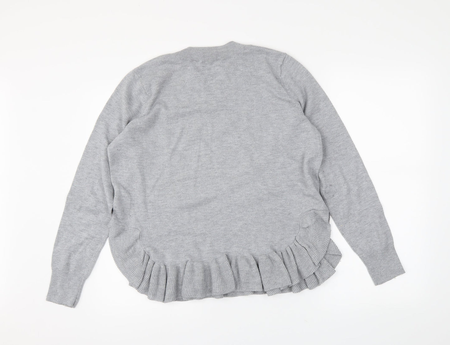 H&M Womens Grey   Pullover Jumper Size M