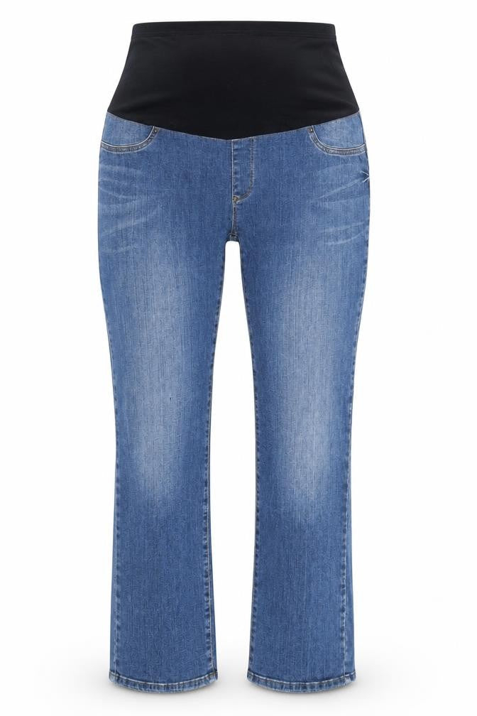 mamas & papas Womens Blue  Denim Straight Jeans Size 4 L29 in - Maternity