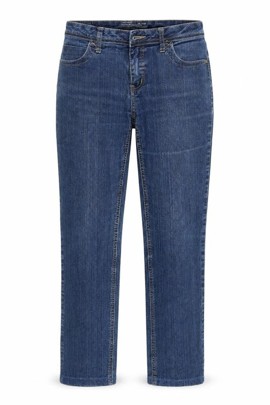Womens Blue  Denim Straight Jeans Size 31 in L27 in