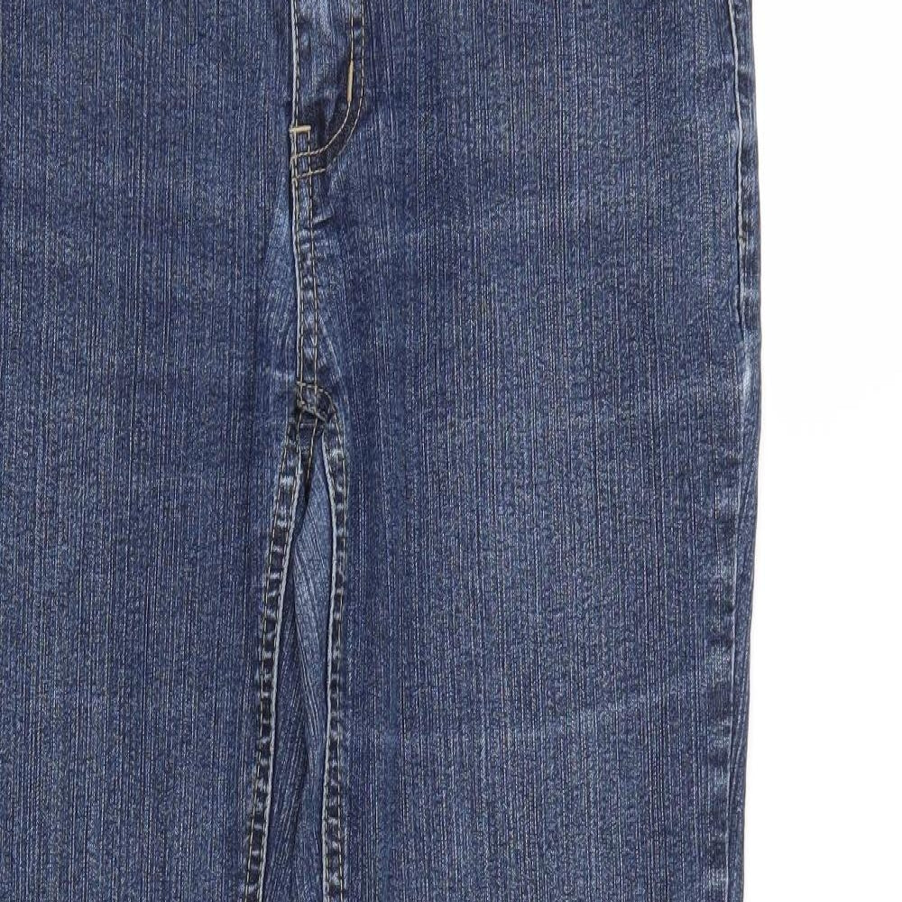 Preworn Womens Blue  Denim Straight Jeans Size 31 in L27 in
