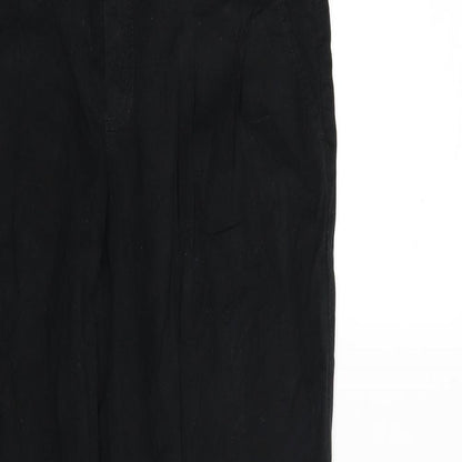 ESPRIT Womens Black  Denim Straight Jeans Size 12 L29 in