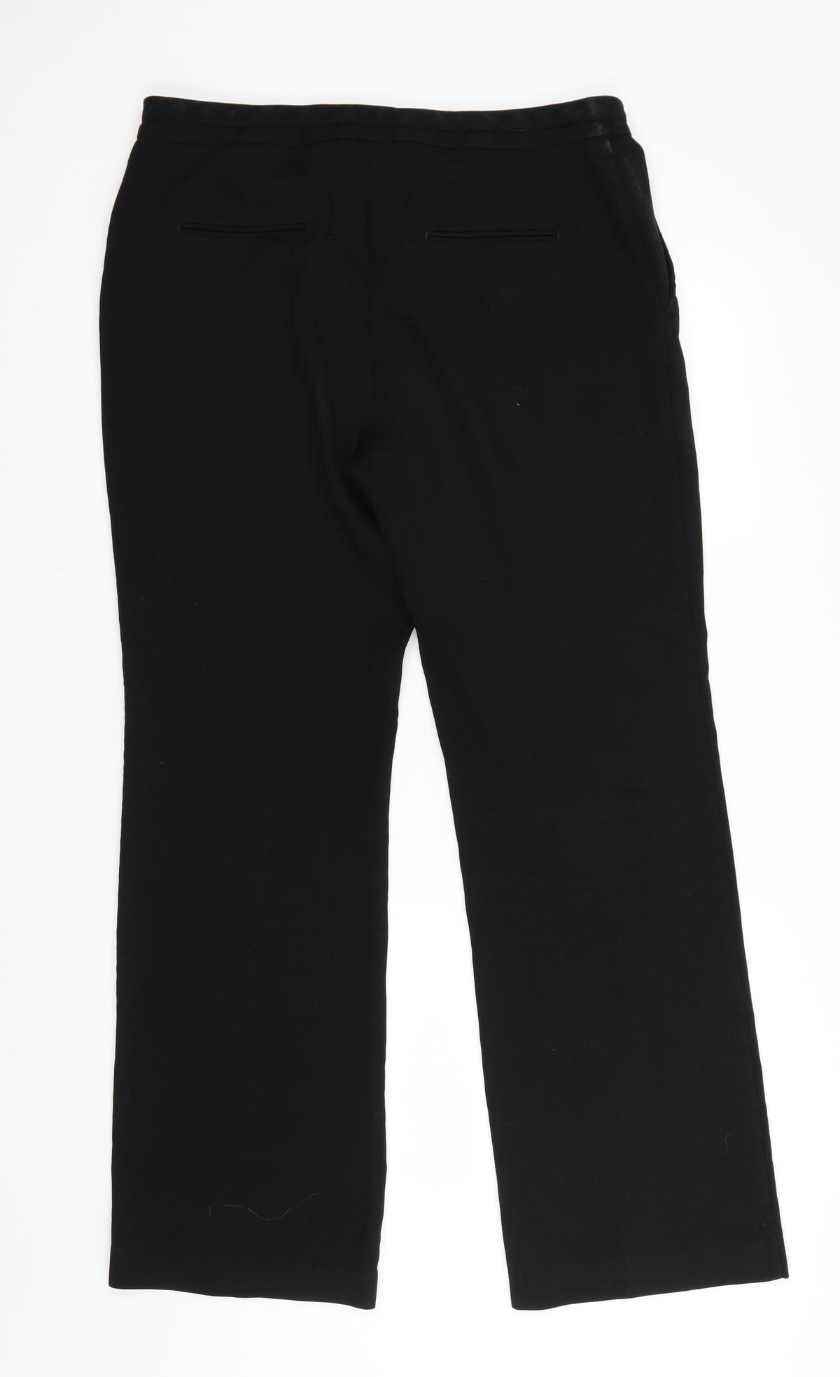 Preworn Womens Black   Trousers  Size 34 in L30 in