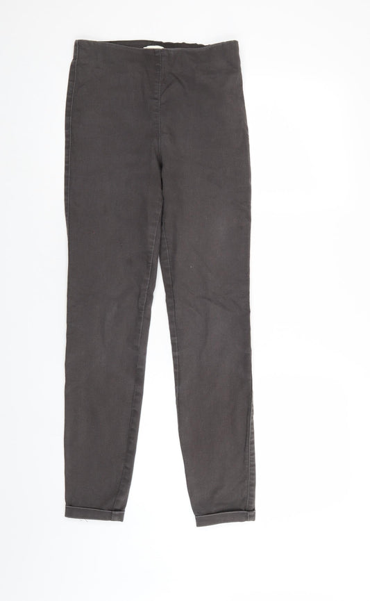 H&M Womens Grey  Denim Jegging Jeans Size 6 L28 in