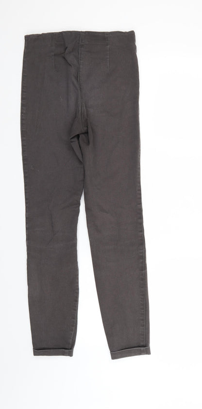 H&M Womens Grey  Denim Jegging Jeans Size 6 L28 in