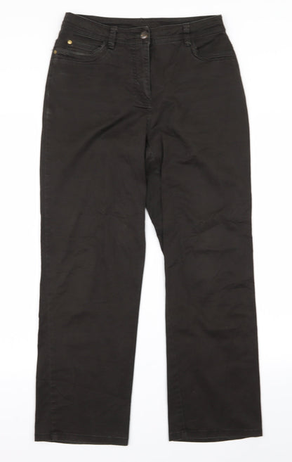 Preloved George Mens Brown   Trousers  Size 26 L26 in - Front