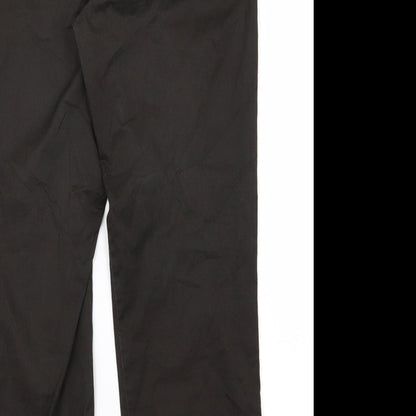 Preloved George Mens Brown   Trousers  Size 26 L26 in - Label